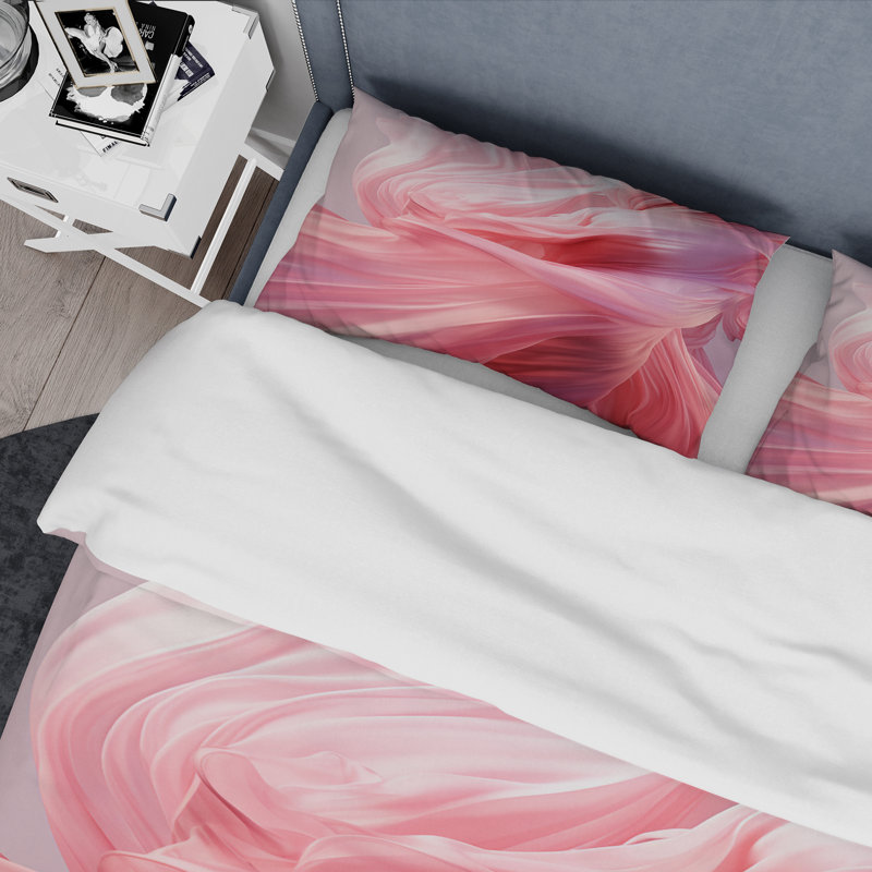 Ensemble de housse de couette Pink Radiant Dusk Dream III - Abstract Collages