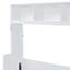 Lit escamotable pleine grandeur peu encombrant avec structure en MDF, style moderne pour des espaces polyvalents