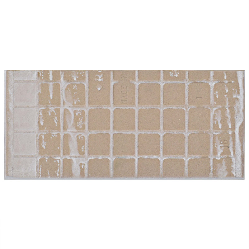 Revival 7.8" x 3.5" Bullnose Ceramic Tile Trim in White