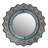 Bogaerts Wood Scalloped Wall Mirror