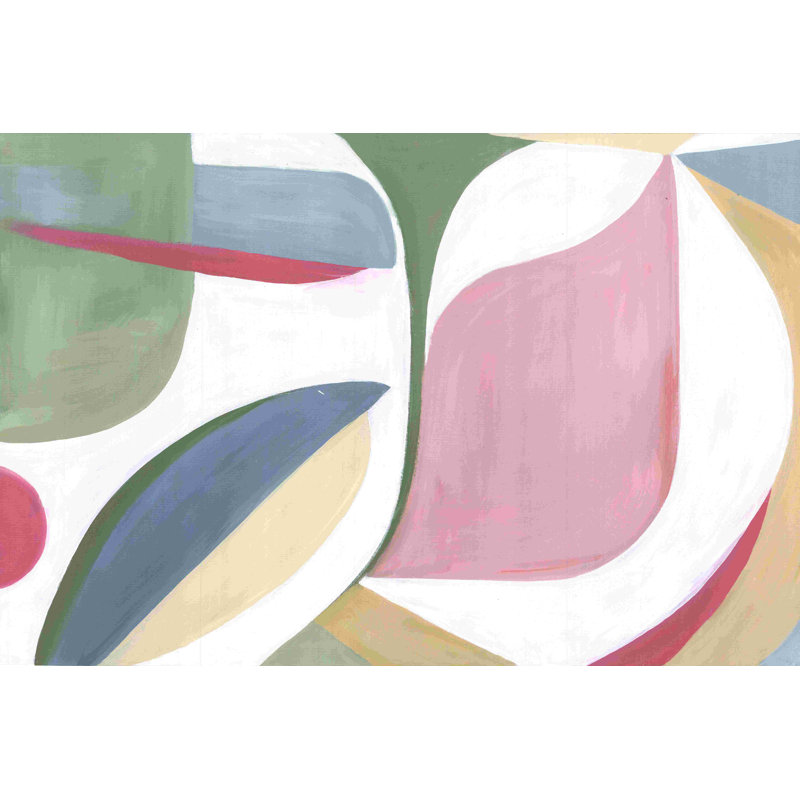 Contour de couleur - peinture sur toile tendue, H 8 po x l 12 po