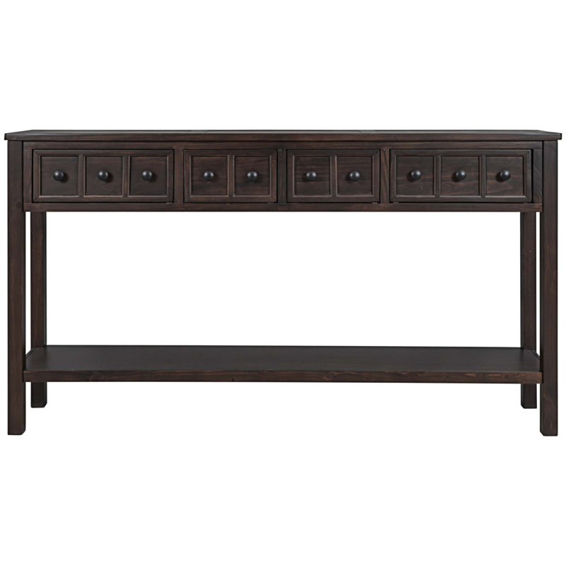 Console de 60 po, Brun foncé