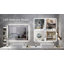 Miroir de salle de bain / meuble-lavabo mural lumineux-1138608728