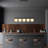 Elegant Adjustable Black Metal Chandelier, 15 in Diameter, Height: 11.8 - 47.2 in | 5 x E14 Socket (Max 40 W) | Stylish Lighting Fixture for Dining Room, Living Room & Entryway | Durable & Modern Design, IP20 Rated-391430197