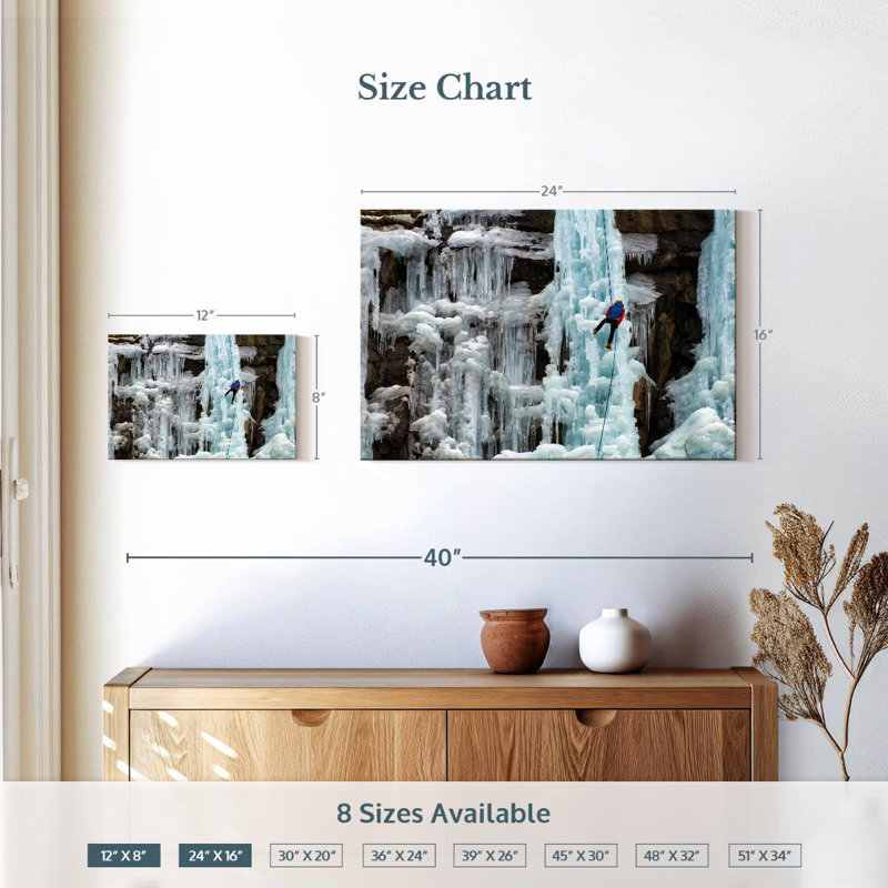 Escalade sur glace Sireci, H 16 po x l 24 po