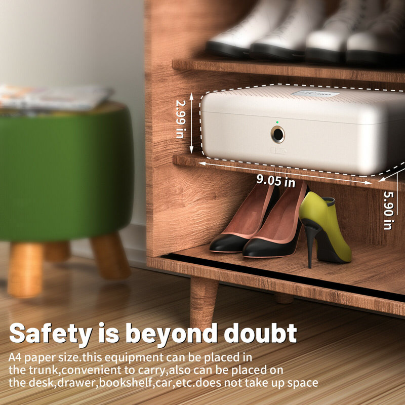 Safe Box Lock, White