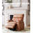 Oversized Power Rocker Swivel Recliner Chair with Heat and Massage, Extra Wide PU Leather Electric Recliner for Living Room-1191612320