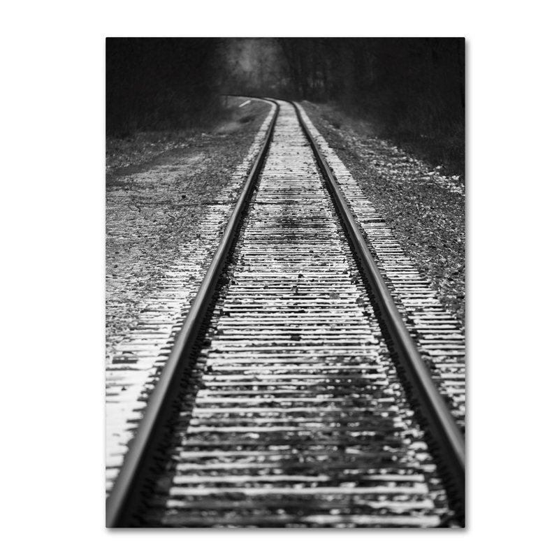 Bordiuk «The Long Rail II», reproduction de photo sur toile tendue, H 19 po x l 14 po