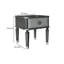 Table de bout avec rangement Benston