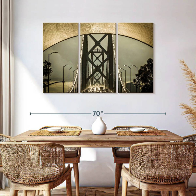 Lilie Bridge Traffic, 36" H x 57" W