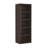 Rivington 79"  H x 28" W Modern 5-Shelf Open Bookcase in Dark Walnut-116164070