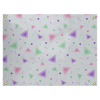 Tapisserie «Avicia 90's Retro» par Katelyn Elizabeth