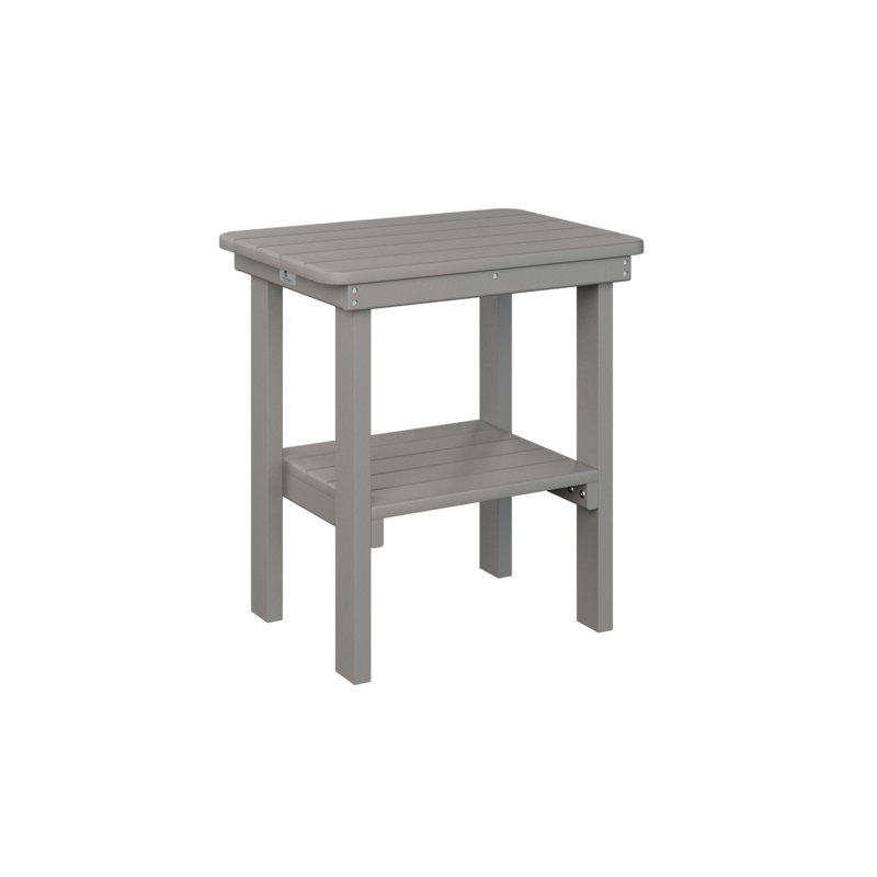 Berlin Gardens Regular Rectangular End Dining Table, Light Gray
