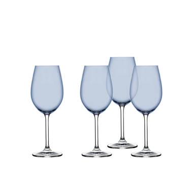 Godinger Meridian Blush Stemless Wine Glasses, Set of 4