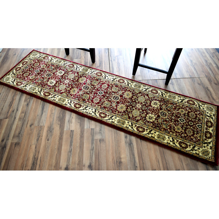 New Vision Traditional Tabriz Cherry Area Rug