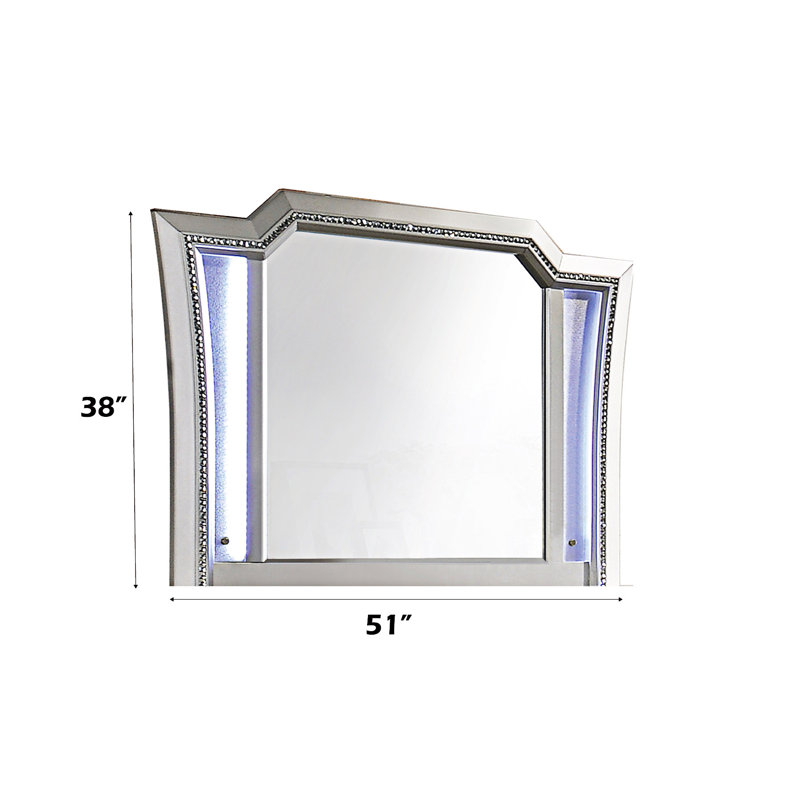 Miroir avec DEL, Champagne