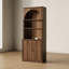 Armoire de rangement modulaire Monos avec porte et étagères réglables (lot de 1), noyer-130730782