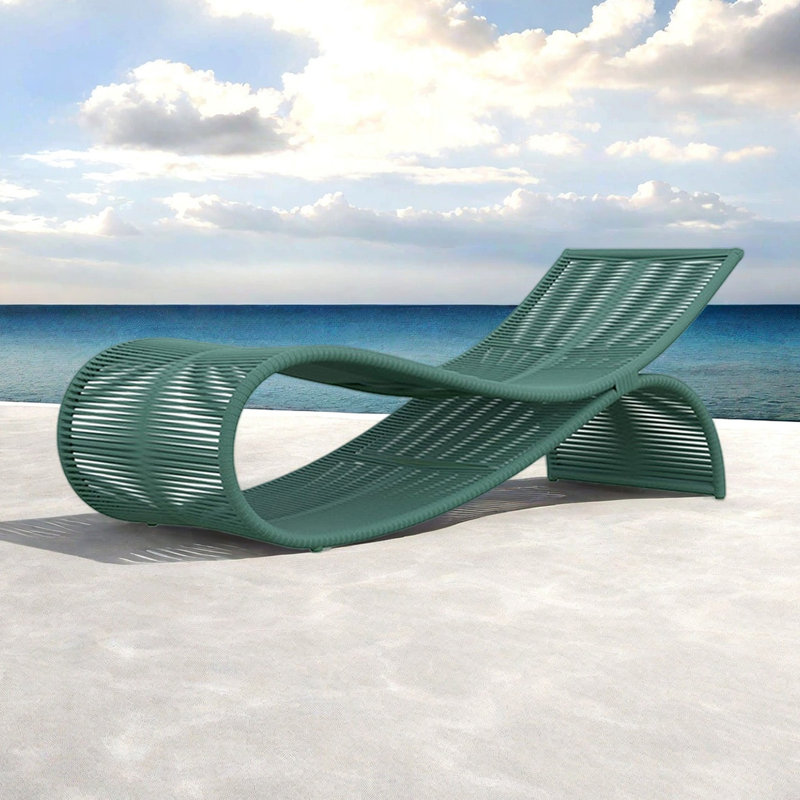 Creative Outdoor Pool Lounge Chair, Green
