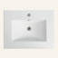 Plateau de meuble-lavabo en céramique 24 po, P 24 po x l 18,3 po x H 6,7 po (seulement le lavabo)