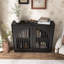 Mid Century Modern Sideboard With Slatted Doors-1173215791