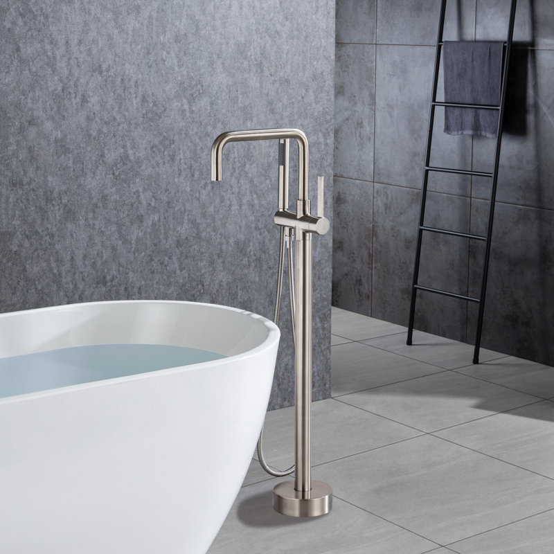 Robinet de baignoire autoportant à poignée simple Diller