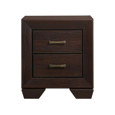 MDF Nightstand With 2 Drawers