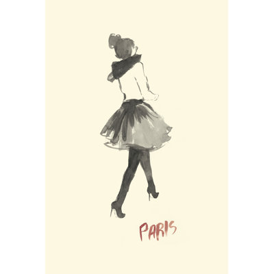 Fashion Week Sketch I by Naomi McCavitt - Wrapped Canvas Painting