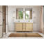 Chêne Elizabeth 60 po X P 22 po D Meuble-lavabo double avec 2 po Empira quartz-110320677