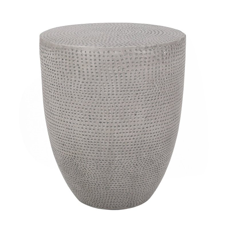 Outdoor Lightweight Concrete Side Table
