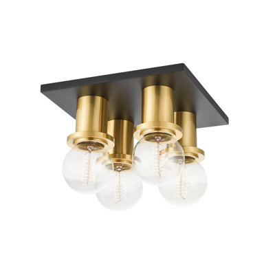 Plafonnier encastré 4 lumières 9,25 po Brandi