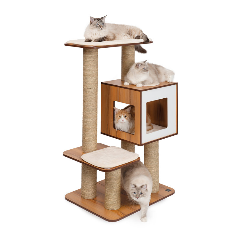 Catit Vesper High Base Giant, Walnut
