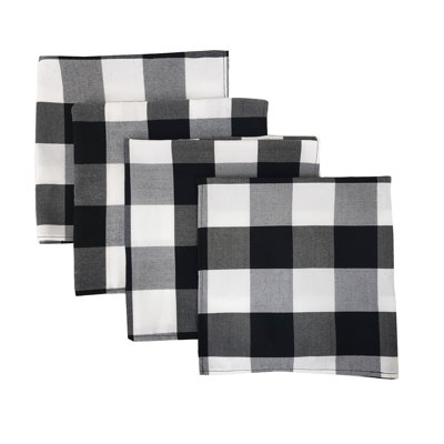 Kerstine Polyester Checkered Rectangle Napkin