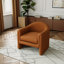 Upholstered Cotton Barrel Chair-106138165