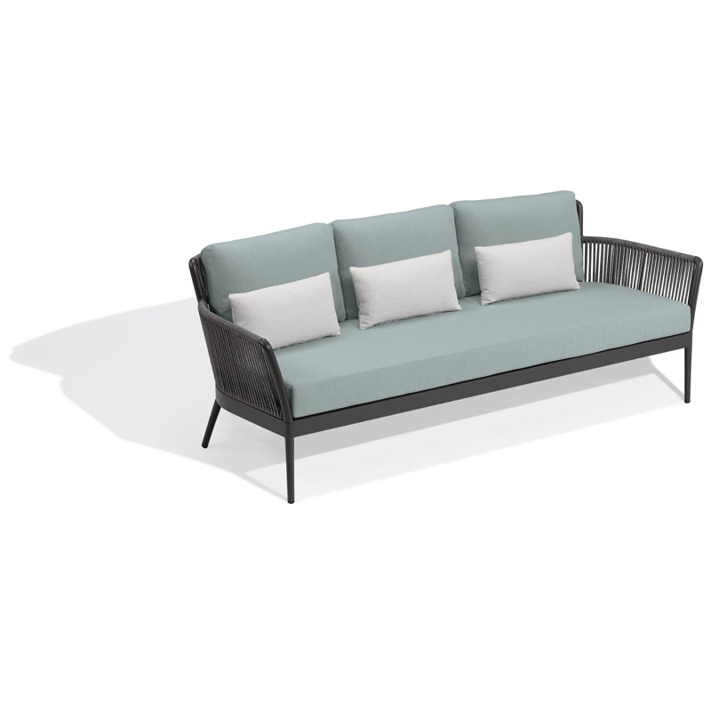 Outdoor 3 - Seat Patio Sofa, Seafoam