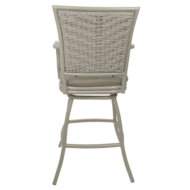 Tabouret de bar d'extérieur, 34", Taupe noueux
