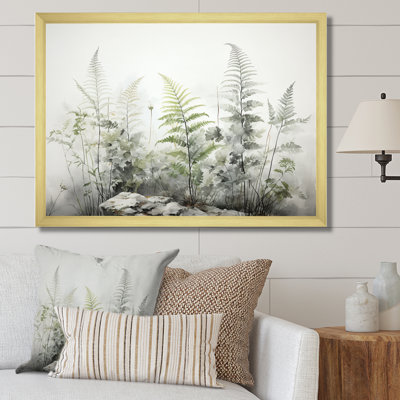 Ferns Silver Whispers I - Print