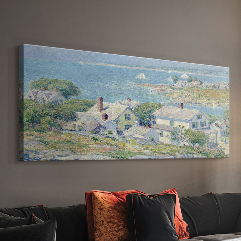 Série paysage - CCXLVII - Toile tendue avec châssis - Prêt à accrocher, H 12 po x l 30 po