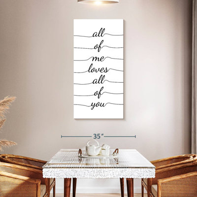 All Of You Typography