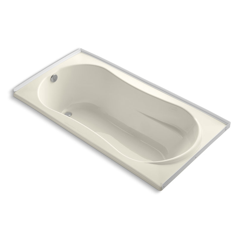 Baignoire de trempage à chute 72" x 36" Proflex, Biscuit