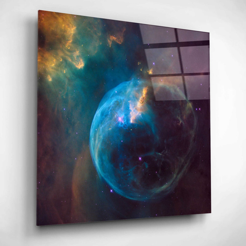 Bulle de nébuleuse - impression sans cadre, H 12 po x l 12 po x P 0,12 po