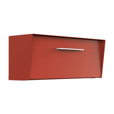 Mid-Century Modern ANGLED Wall Mounted Mailbox