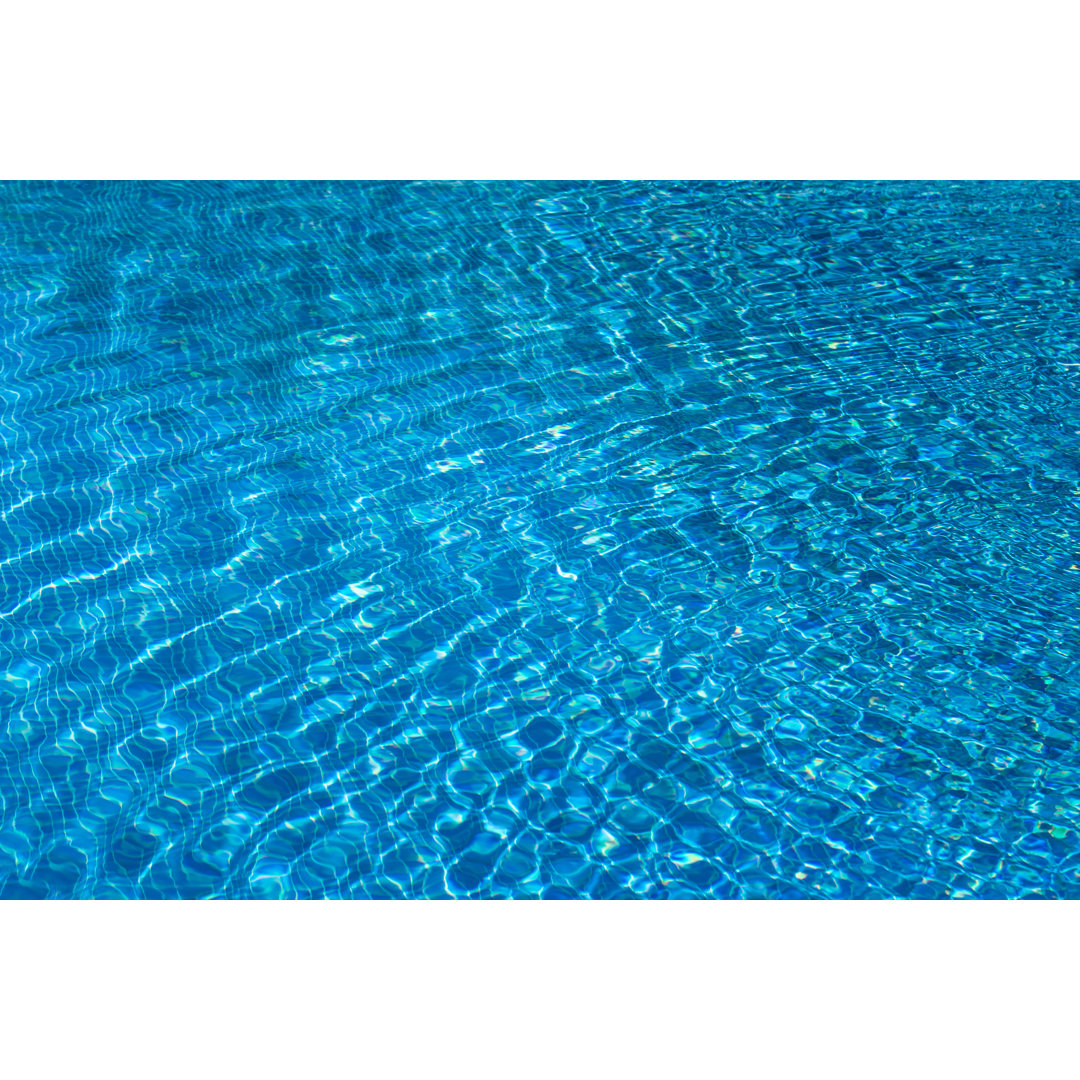 Swimming Pool Surface Background von Gokcemim - No Frame Kunstdrucke auf Leinwand