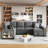 109" U-Shaped Sectional Sofa Pull-Out Sofa Bed With Two Usb Ports, A Storage Chaise Lounge And Four Back Pillows For Living Room-1959163643