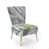 Abstract Gray Polyester Blend 5 selected