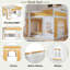 Lit superposé avec tablettes de rangement, fenêtre et 2 portes-922756133