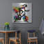  «Ride Bike Threadmill Watercolor» par Rey Klimt, art mural en métal, 36 po x 36 po-1429216313