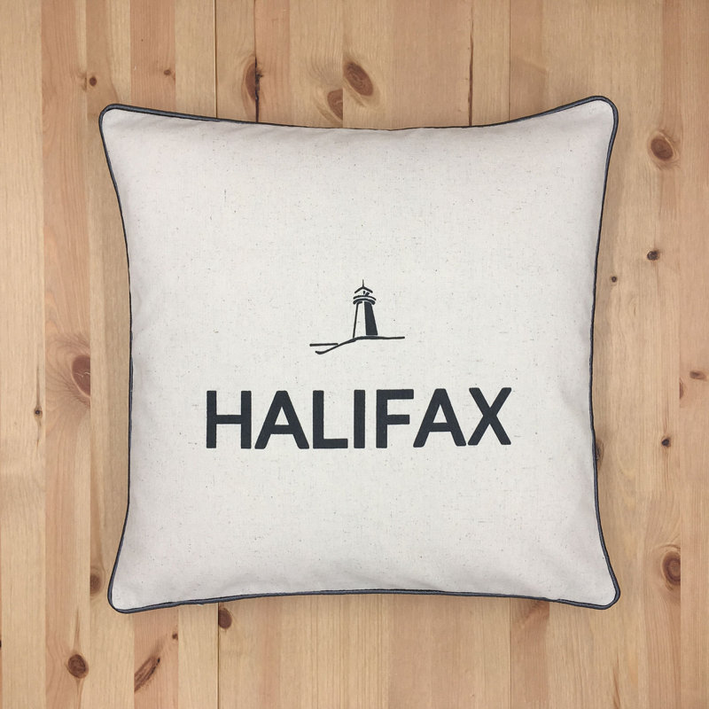 Housse de coussin carrée O Canada Cities, Halifax