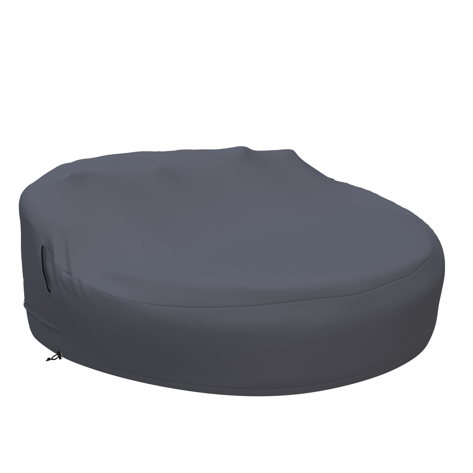Claymore 82.5'' Wide Curved Premium All-Weather Wicker Patio Round Daybed Cover
