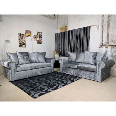Velvet Living Room Set