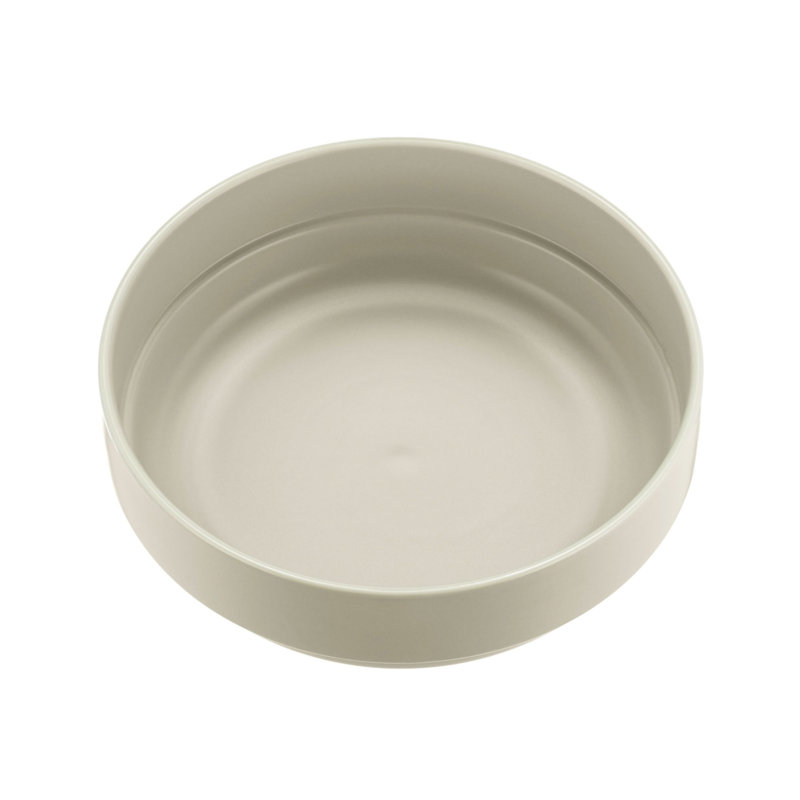 Set Of Stoneware Pasta Bowls, Sand